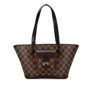 Pre-owned Canvas louis-vuitton-tasker