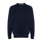 Blå Logo Sweater