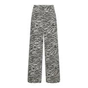 Zioncc Zebra Wide Leg Bukser