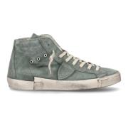 Suede High Top Sneaker