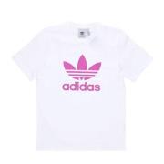 Trefoil Tee White/Lilac T-shirt Regular Fit