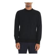 Tekstureret rundhalset pullover