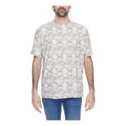 Geometrisk Beige T-shirt