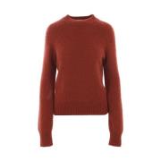 Bordeaux Alpaca Strik Sweater