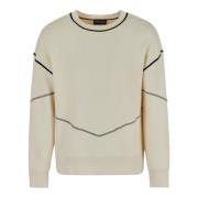 Vanilla Crew-neck Wool Cotton Sweater