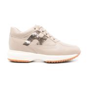 Vison Calf Sneaker med Glans