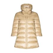 Beige Casual Dunfrakke