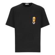 Sort T-shirt med Small Mask print