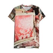 Grafisk Print Crew Neck T-shirt