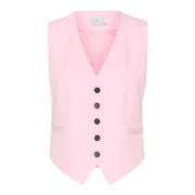 Pink Mist Vest Jakke Kasakura Stil