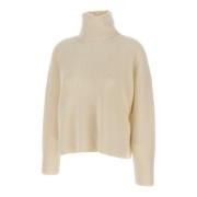 Luksus Uld Silke Sweater Creme