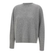 Grå Uld Silke Kashmir Sweater