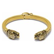 Womens Panther Bangle in Gold