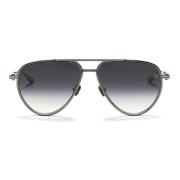 Sort Rhodium Aviator Solbriller