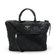 Pre-owned nylon prada-tasker