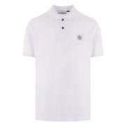 Hvid Logo Polo T-Shirt