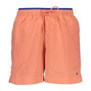 Mænds Badeshorts Pink Broderet