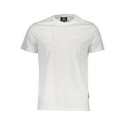 Elegant hvid T-shirt med logo print