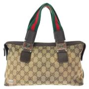 Pre-owned Canvas gucci-tasker