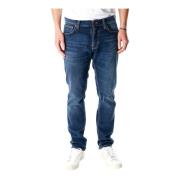 Slim Straight Fit Jeans med Comfort Stretch