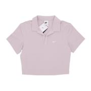 Essentiel Polo Crop Top Platinum Violet