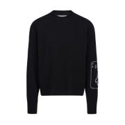 Broderet Logo Crew-neck Sweater