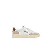 Medalist Low Læder Sneakers Hvid Brun