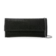 Kate Rhinestone Clutch Taske Sort