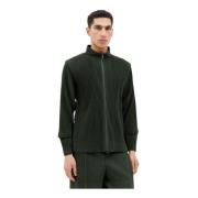 Plisseret Zip-Up Cargo Jakke