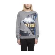 Broderet Print Sweatshirt