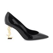 Patent Opyum Guld Hæl Pumps