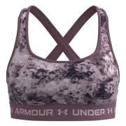 Mid Crossback Printed Sports Bra