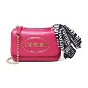 Magenta Flap Clutch Skuldertaske