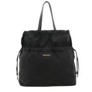 Pre-owned nylon prada-tasker