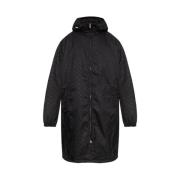 Monogram Jacquard Parka med Mat Finish