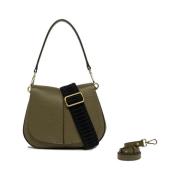 Helena Round Crossbody Taske Sort