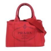 Pre-owned Canvas prada-tasker