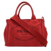 Pre-owned Canvas prada-tasker