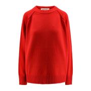 Oversize Uld Cashmere Crew-Neck Sweater