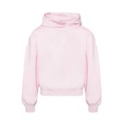 Logo Pink Hoodie til Juniorer