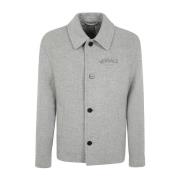 Solid Wool Blouson med Broderi