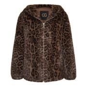 Urban Faux Fur Jacket - Leopard