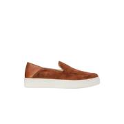 Brun Slip On Ruskind Sko