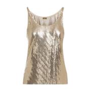 Metallic Topwear Elevate Garderobe Stil