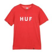 Logo Herre T-shirt Rød/Hvid