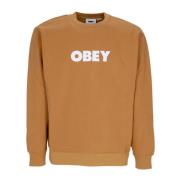 Premium Fleece Crewneck Sweatshirt Brun Sukker