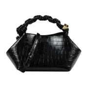 Lille Croco Patent Taske