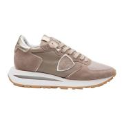 Beige Sneakers med Memory Foam Indersål