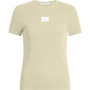 Beige T-shirt med Lycra® FREEF!T® teknologi