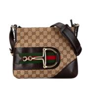 Pre-owned Canvas gucci-tasker